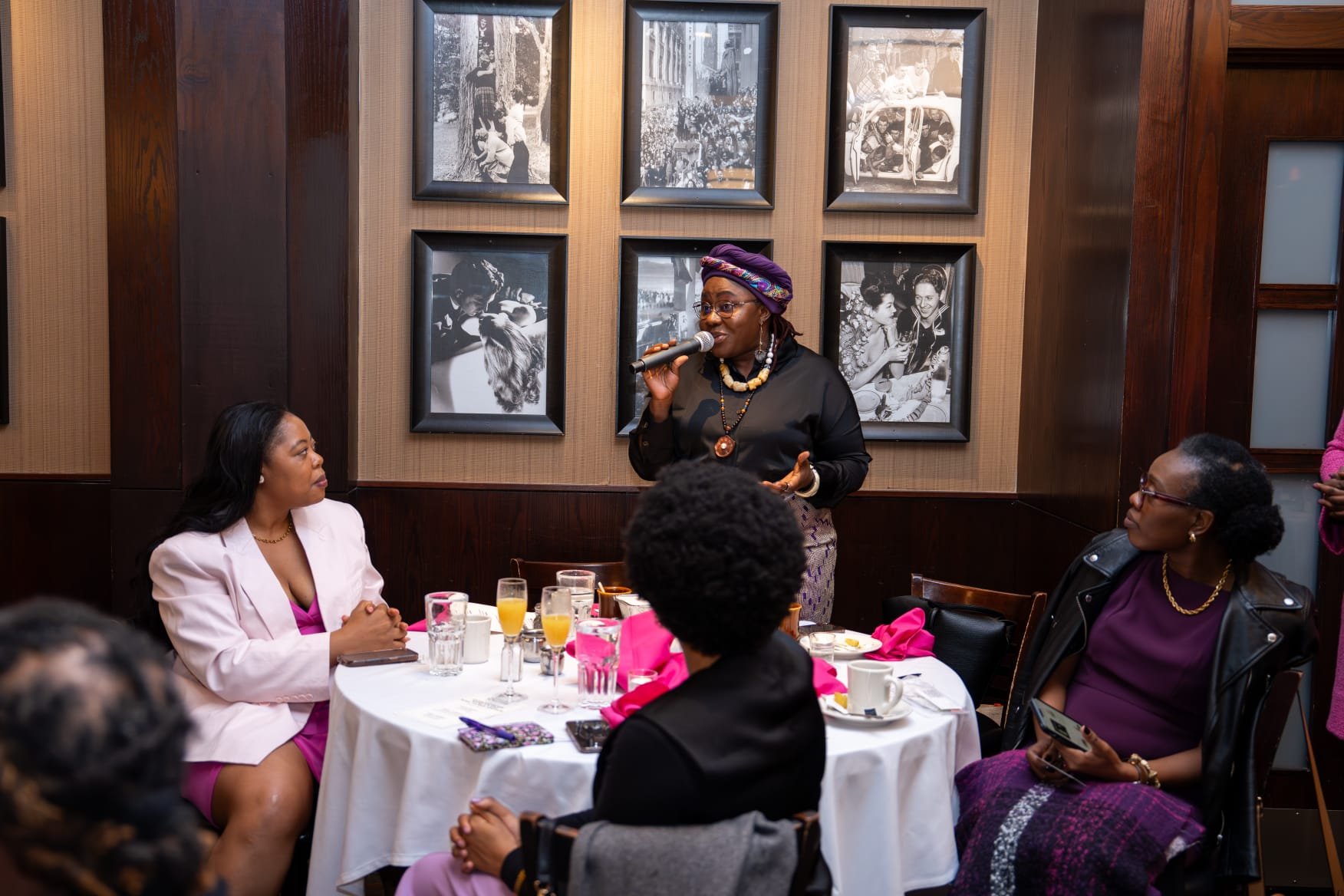 Joy-Jayne Bassey presenting at IWD 2026